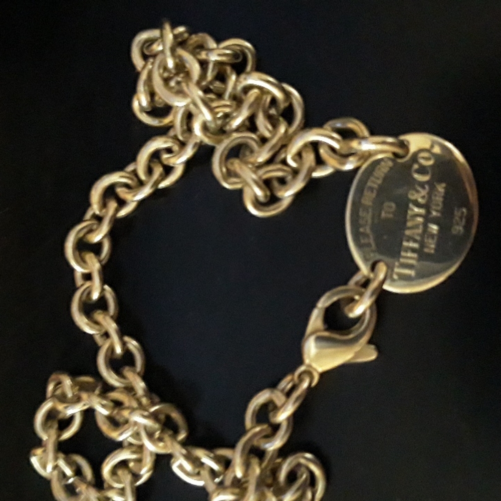 Auth 925 Tiffany Choker Authentic Tiffany Silver - Picture 8 of 9